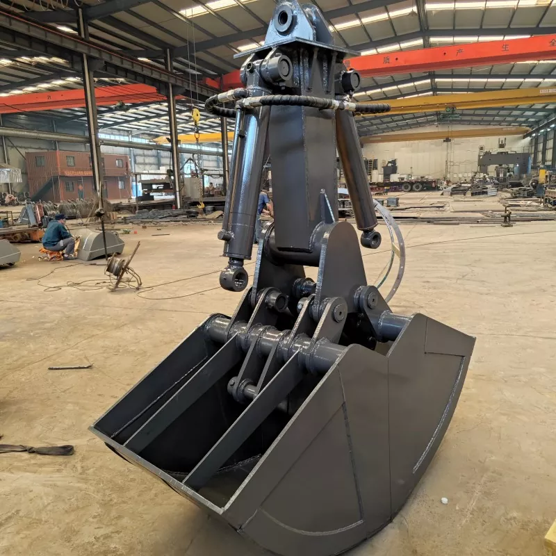 Hydraulisk Clamshell skovlgreb til gravemaskiner