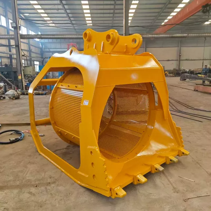 Hydraulisk roterende sigteskovl til PC 240 gravemaskine